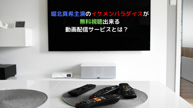 堀北真希主演のイケメンパラダイスが無料視聴出来る動画配信サービスとは ドラマが無料視聴出来る配信サービスとは Vod情報局